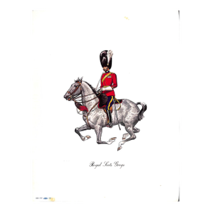 1950s Royal Scots Greys Traditional Reproduction Print