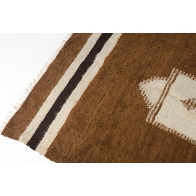 Vintage Angora Kilim Rug For Sale - Image 6 of 10