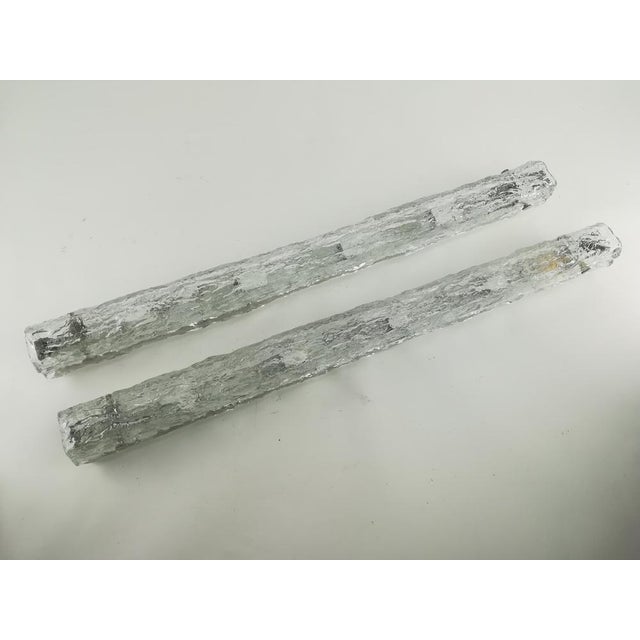 Murano Ice Glass Wall Lights by Kaiser Leuchten, Germany, 1960s, Set of 2 For Sale - Image 10 of 18