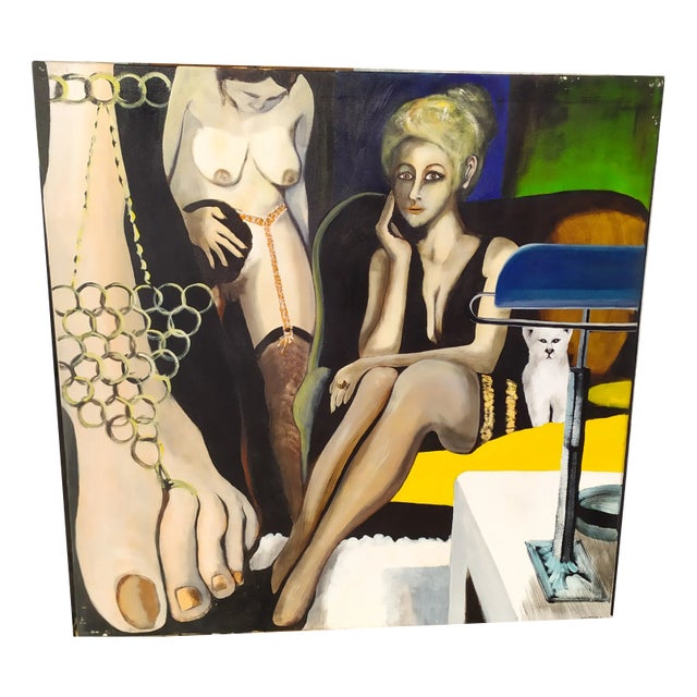 Wolfram Eddie, 1971, Oil on Canvas For Sale