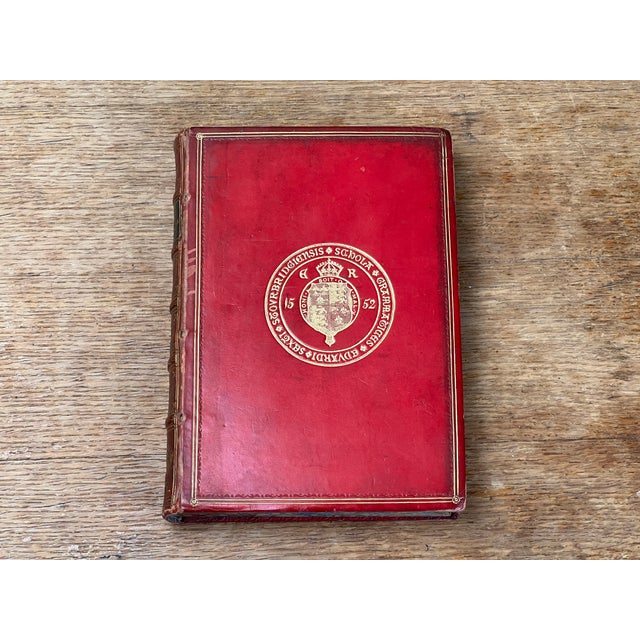 Fascinating Antique Leather Bound Book a Manual of Sculpture Egyptian Greek Roman Art Victorian Grand Tour Library Decor For Sale - Image 4 of 15
