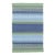 Dash & Albert by Annie Selke Fiesta Stripe French Blue/Green Indoor/Outdoor Rug, 3' x 5' For Sale