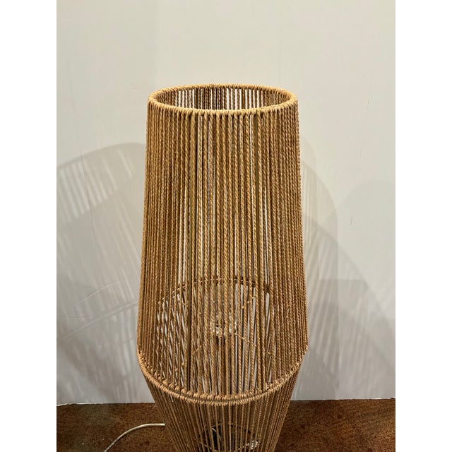 Contemporary Large Braided String Lamp For Sale - Image 3 of 6