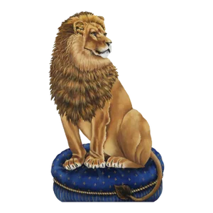 Trompe l'Oeil Leo the Lion Fire Screen