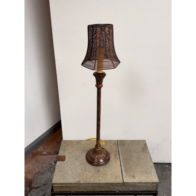 Design Plus Gallery presents the Brantan Candlestick Table Lamp from Ethan Allen. This traditional design showcases a...