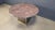 Brown Vintage Round Granite and Brass Center Table attributed to Belogchrom, 1970s For Sale - Image 8 of 18