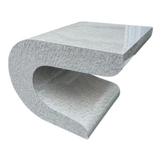 1980 Grey Laminate End Table Style After Pierre Cardin For Sale