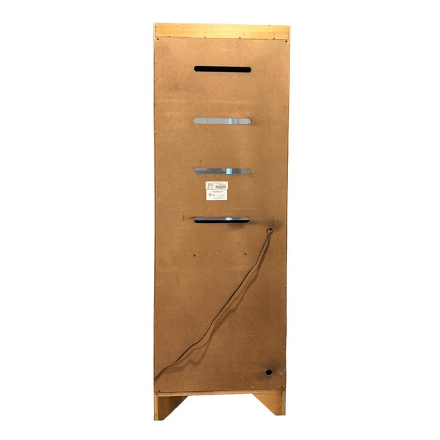1990s Stanley Furniture Glass Door Media / Entertainment Cabinet - Model 0001, For Sale - Image 6 of 11