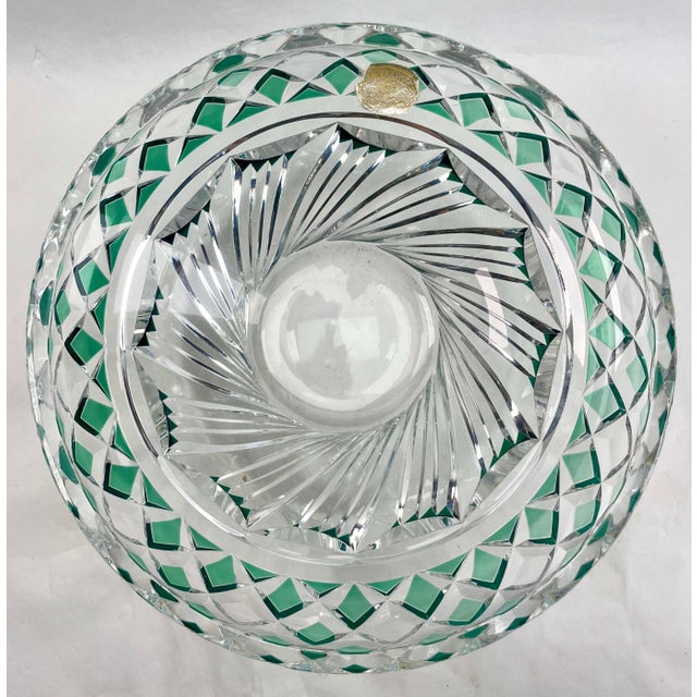 1950s Crystal Centerpiece from Val Saint Lambert, 1950 For Sale - Image 5 of 14