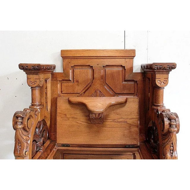 Solid Oak Church Stall For Sale - Image 14 of 18