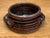 Vintage Striped Ceramic Pottery Bowl For Sale - Image 4 of 11