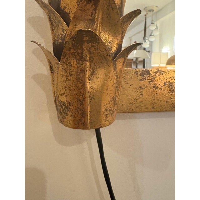 Palm Tree Mirrors in the style of Maison Jansen, Set of 2 For Sale - Image 4 of 7