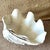 1980s Vintage Realistic Ceramic Clam Shell Bowl – Sculptural Coastal Decor Dish For Sale - Image 5 of 10