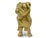 Figurative Late 20th Century Golden Cast Metal Bulldog Figurine For Sale - Image 3 of 7