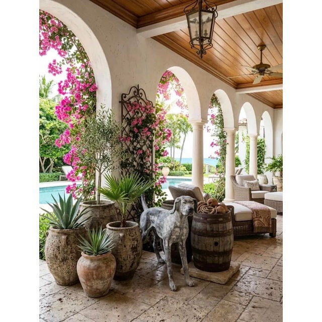 Metal Cast Iron Pointer Dog Sculpture For Sale - Image 7 of 11
