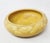 Here is a vintage Rookwood Pottery handmade console bowl made in 1927. It has a lovely velvety matte yellow glaze...