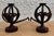 Metal Pair of Spanish Forged-Iron Basket Andirons, circa 1900 For Sale - Image 7 of 15
