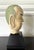 Wood Large Terracotta Head of Luohan on Wood Stand from Vietnam For Sale - Image 7 of 18