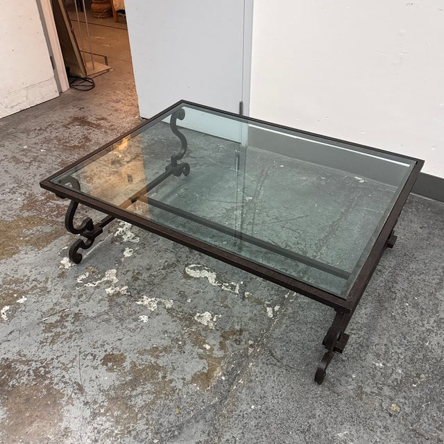 Ralph Lauren Home Alpine Lodge Collection Glass Coffee Table For Sale - Image 11 of 12