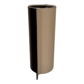 Arteriors Two Toned Leather Vase (Small) For Sale