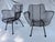 Russell Woodard Mid 20th Century Russell Woodard Sculptura Petite Arm Chairs for Garden- A Pair, Attributed For Sale - Image 4 of 5