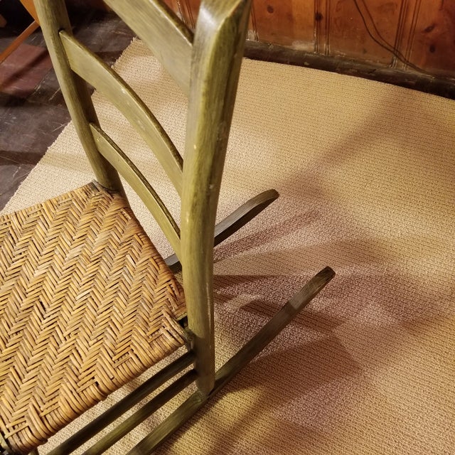 1920s Children's Vintage Rocking Chair For Sale - Image 4 of 8