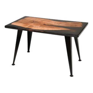 Enrico Bartolini Figured Norway Maple Epoxy Table - Brass Tag #123
