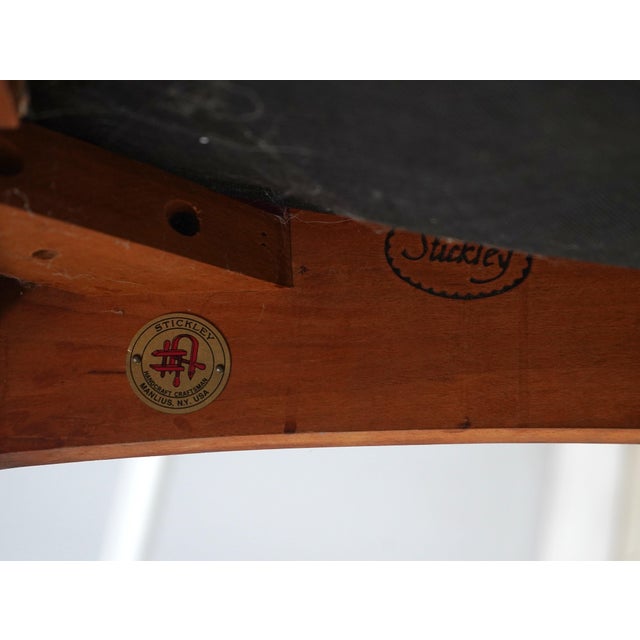 Stickley Cherry Arts & Crafts Prairie Sofa For Sale - Image 16 of 18