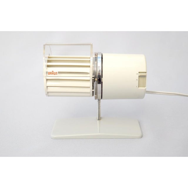 Plastic Vintage German Multiwind Fan by Reinhold Weiss for Braun AG, 1970s For Sale - Image 7 of 7