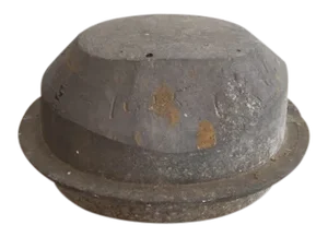 1920s Cast Metal Hat Form