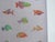 Orange 1983 Walter Crump Colorful Exotic Fish Etching For Sale - Image 8 of 9