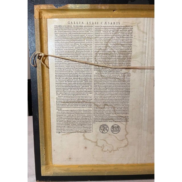 Rare Original Antique Hand Colored European Map France Janssonius J 1662 2-Sided For Sale - Image 18 of 18