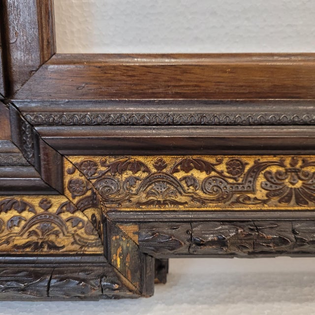 Frame in Carved Wood, Spain, 1890s For Sale - Image 11 of 18