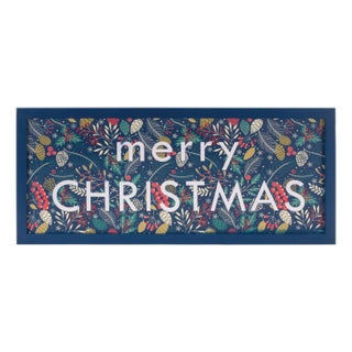 Wood Merry Christmas Sign 30"L For Sale