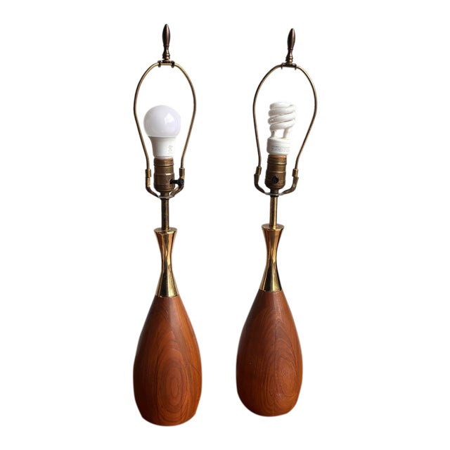 1960s Mid-Century Modern Tony Paul Table Lamps - Pair For Sale