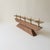 Vintage Scandinavian Modernist Art Deco Candlestick in Teak Wood and Brass, 1960s For Sale - Image 4 of 6