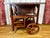 Auburn Early 20th-Century Mahogany Serving Trolley With Drop-Leaf Top and Glass Tray For Sale - Image 8 of 11