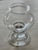 Glass Pair of Vintage Crystal Glass Votive Hurricane Lamps For Sale - Image 7 of 10