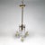Mid-Century Modern Chrome, Glass & Brass Chandelier by Gaetano Sciolari For Sale - Image 3 of 9