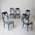 Wood Chairs attributed to Vittorio Dassi for Dassi Mobili Moderni, 1950s, Set of 5 For Sale - Image 7 of 11