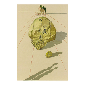 1960s Salvador Dali Woodcut Hell 23 Punishment of Hypocrites