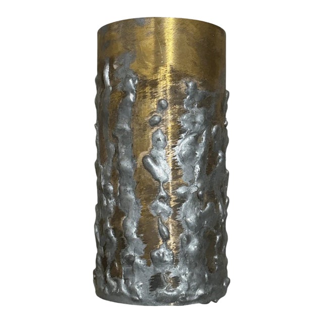 Vintage Candle Style Metal Light Cover For Sale