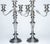 MOS2026Antique Silver Plated Three Arm English Candleabras - A Pair For Sale - Image 13 of 18