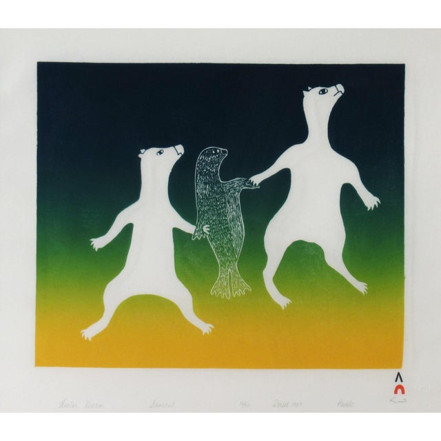 1980s Pudlo Pudlat, Winter Dream, 1989 For Sale - Image 5 of 12