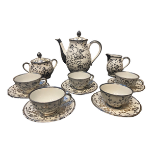 1940s Richard Ginori Vintage Demitasse Set