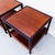 1950s Michael Taylor for Baker Restored Teak & Mahogany Side Tables For Sale - Image 9 of 14