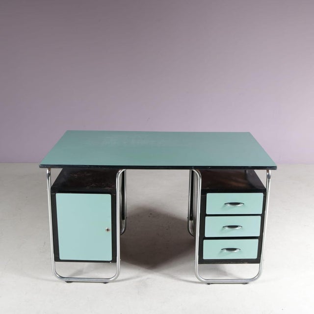 Bauhaus Style Desk from Torck, Belgium, 1950s For Sale - Image 5 of 15