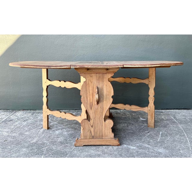 Vintage Drop Leaf Dining Table For Sale - Image 10 of 12