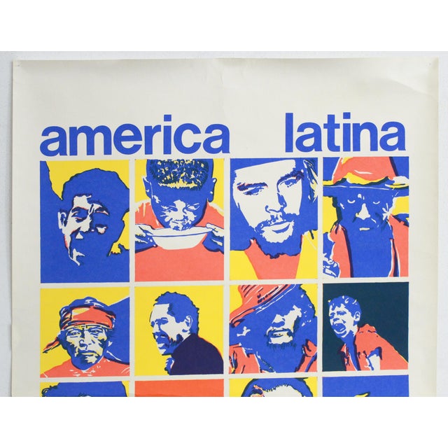 Date: 1970 Size: 23 x 31 inches About The Poster: This vibrant poster was created for América Latina No Oficial, an event...