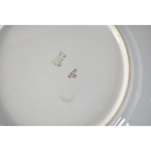 Antique German Porcelain Portrait Plate For Sale - Image 10 of 13